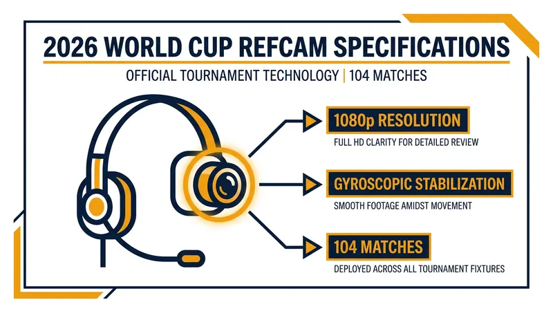 The technology relies on advanced gyroscopic stabilization to smooth out the natural bouncing of a running official.