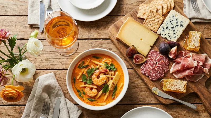 The combination of white-wine acidity and red-wine tannins makes orange wine exceptionally versatile for food pairing.