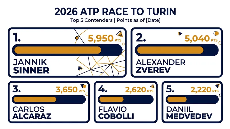 Jannik Sinner and Alexander Zverev have separated themselves from the pack in the Race to Turin.