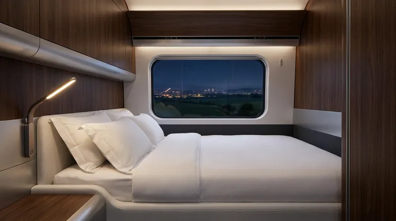New generation trains feature individual 'Mini Cabins' designed specifically for solo travelers seeking privacy.