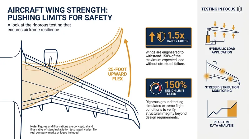 Aviation regulators require aircraft to withstand forces 50% greater than the worst-case atmospheric scenarios.