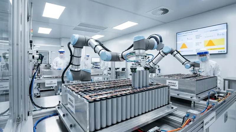 The industry's rapid shift to cheaper, safer Lithium Iron Phosphate (LFP) chemistry has been a primary driver of the price collapse.