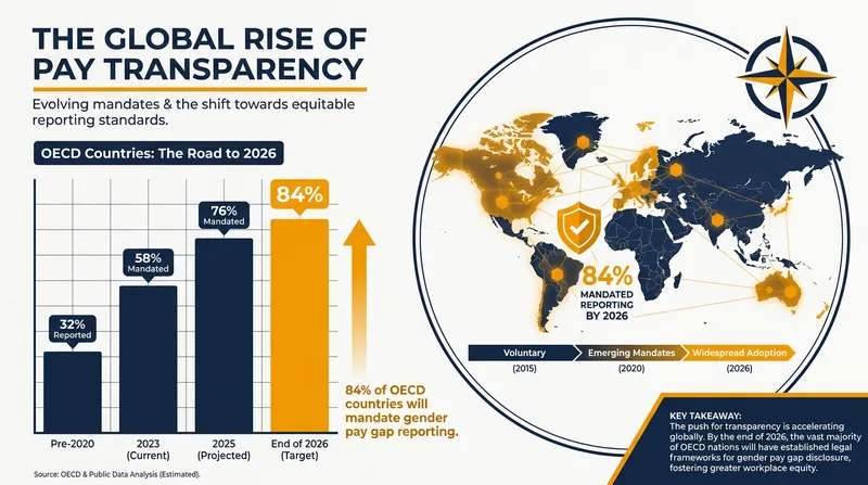 Pay transparency laws are rapidly becoming the global standard.