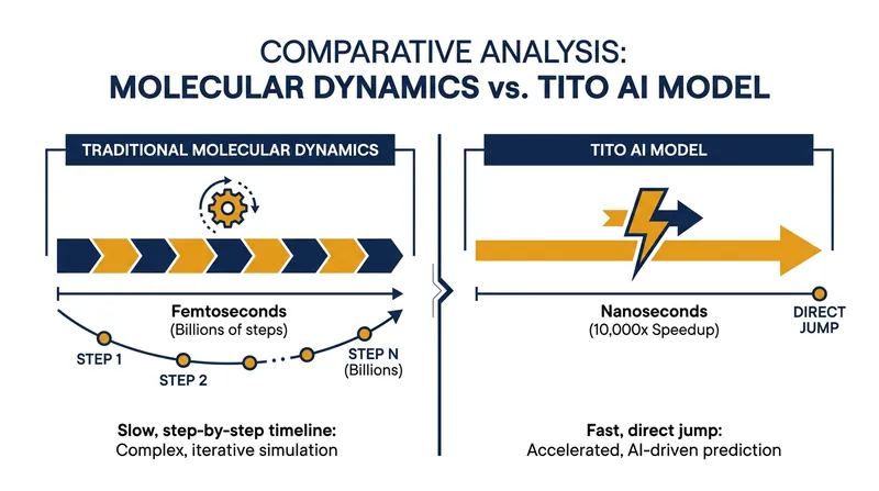 How generative AI bypasses the femtosecond bottleneck to achieve massive computational speedups.