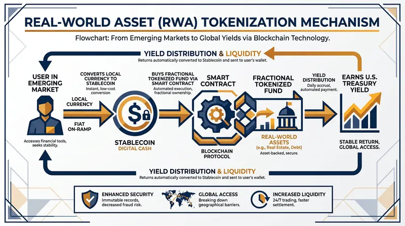 How tokenization bypasses traditional banking infrastructure to deliver yields globally.