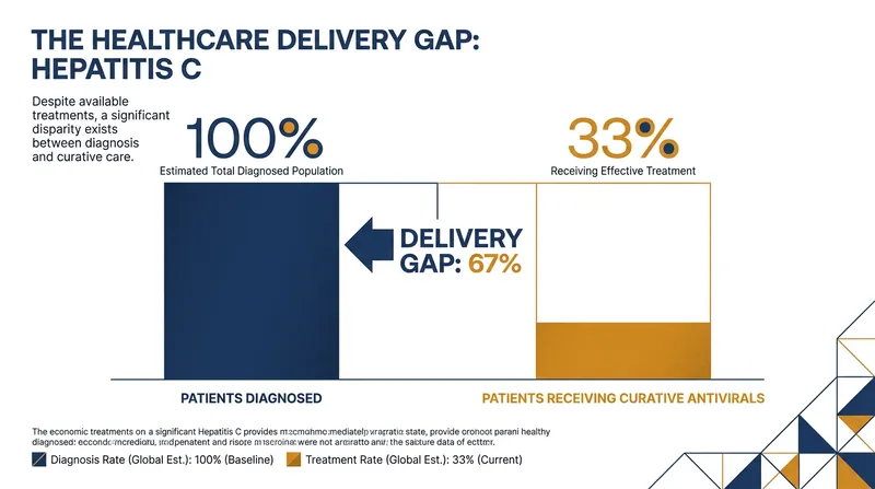 Despite the availability of curative treatments, a significant percentage of patients fall out of the care pipeline.