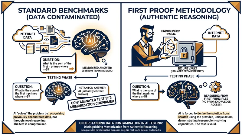 First Proof uses unpublished problems to ensure AI models are reasoning, not just reciting memorized data.