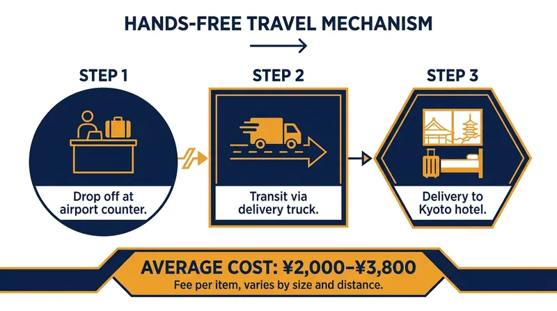 Luggage forwarding services allow travelers to ship bags directly from the airport to their hotel.