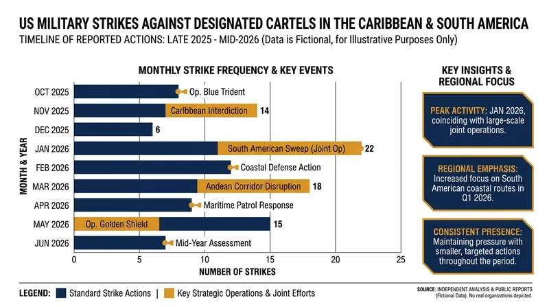 The US has increasingly relied on military strikes to target transnational cartels.