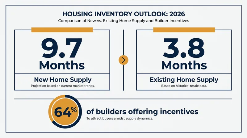 The stark divergence in housing supply has given buyers more leverage in the new construction market.