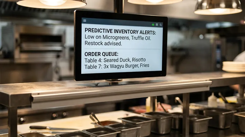Behind the scenes, predictive analytics forecast demand to ensure food is prepped before a customer even orders.