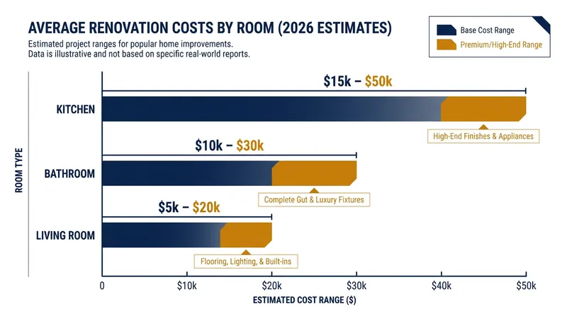 Kitchens and bathrooms remain the most expensive—and most valuable—spaces to renovate.