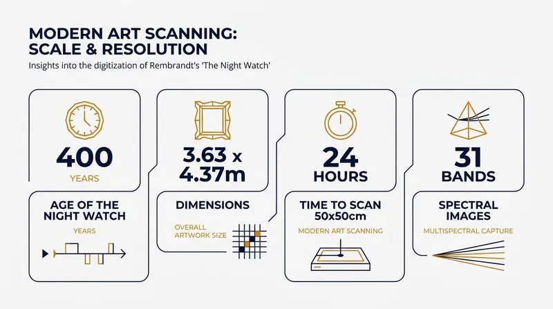 The massive scale and data density of modern non-invasive art conservation.