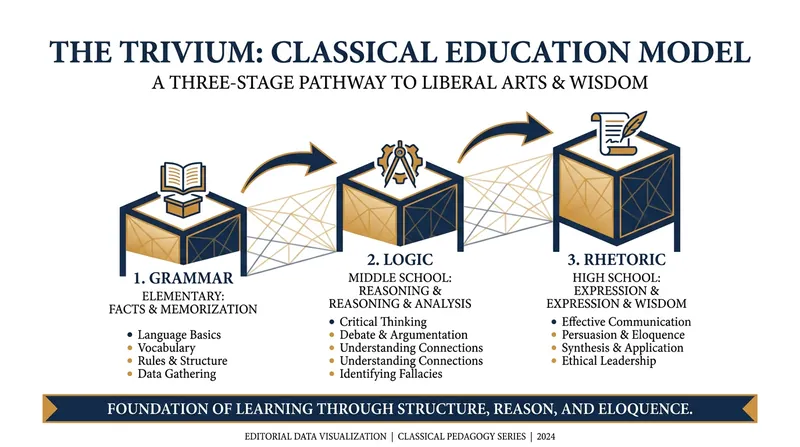 The Trivium aligns educational methods with a child's natural cognitive development.