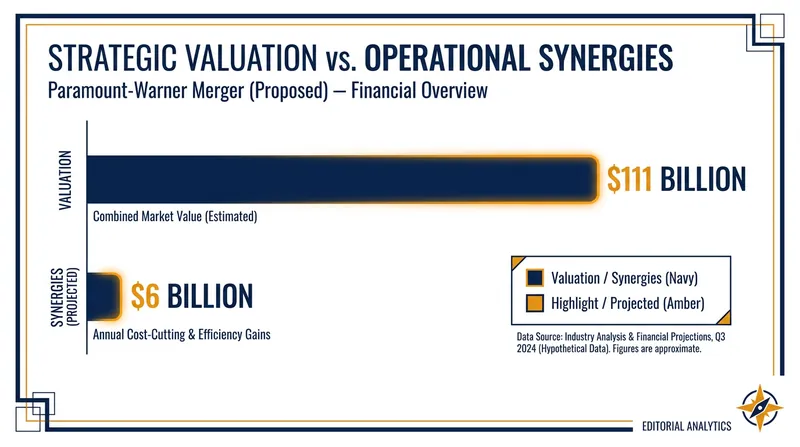 The merger promises $6 billion in synergies, raising fears of widespread industry layoffs.