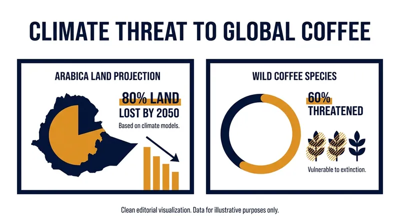 The shrinking footprint of traditional coffee cultivation.