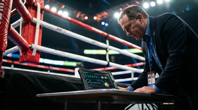 Ringside physicians use the incoming data as a 'check engine light' to monitor sub-concussive trauma.