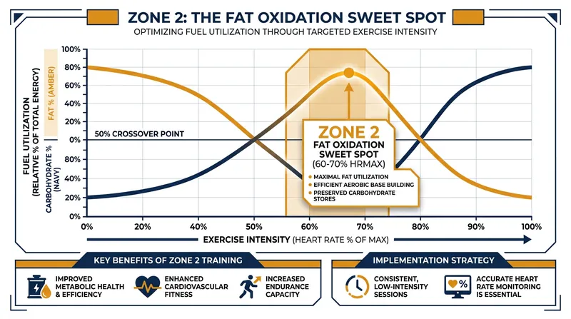 Zone 2 cardio optimizes fat oxidation and triggers the creation of new, highly efficient mitochondria.