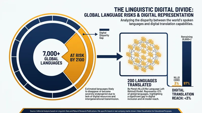 Nearly half of the world's languages face extinction by the end of the century.