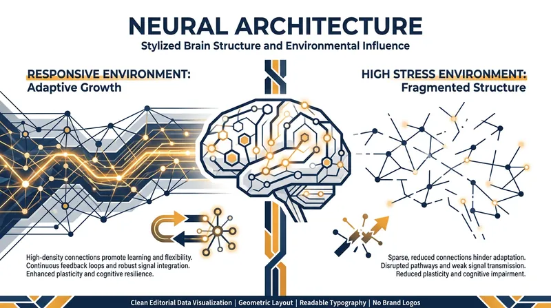 How responsive interactions physically build the density of neural pathways in the first three years of life.