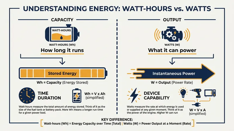 Understanding the difference between capacity and output is crucial to avoiding an underpowered purchase.