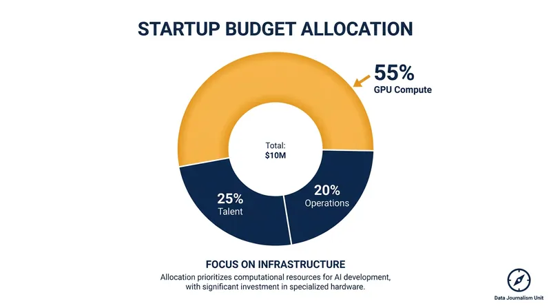 For early-stage AI companies, securing hardware has become the single largest expense.