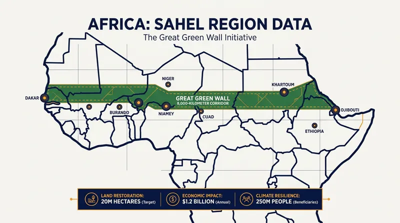 The restoration corridor spans 11 core nations across the breadth of the African continent.