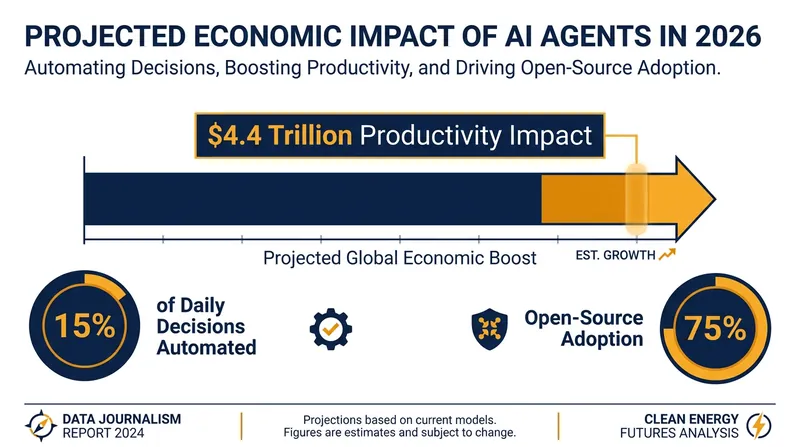 The macroeconomic and adoption metrics driving the agentic AI boom in 2026.