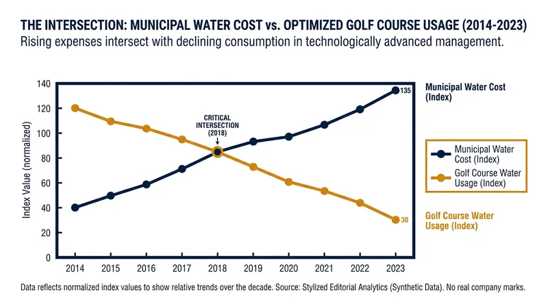 As water costs rise globally, precision irrigation provides a critical financial buffer for course operators.