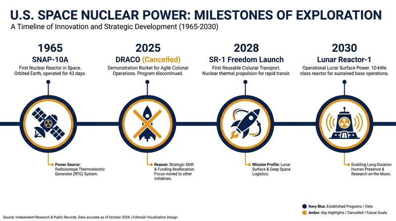The accelerated timeline for deploying American space nuclear power over the next decade.