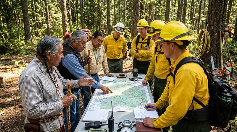 Western fire agencies are increasingly partnering with Indigenous nations to co-manage lands and reintroduce fire.