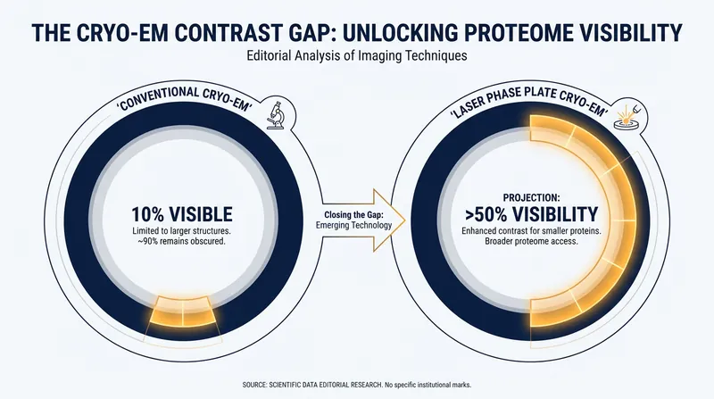 By overcoming the contrast barrier, the new technology aims to make the majority of human proteins visible for the first time.