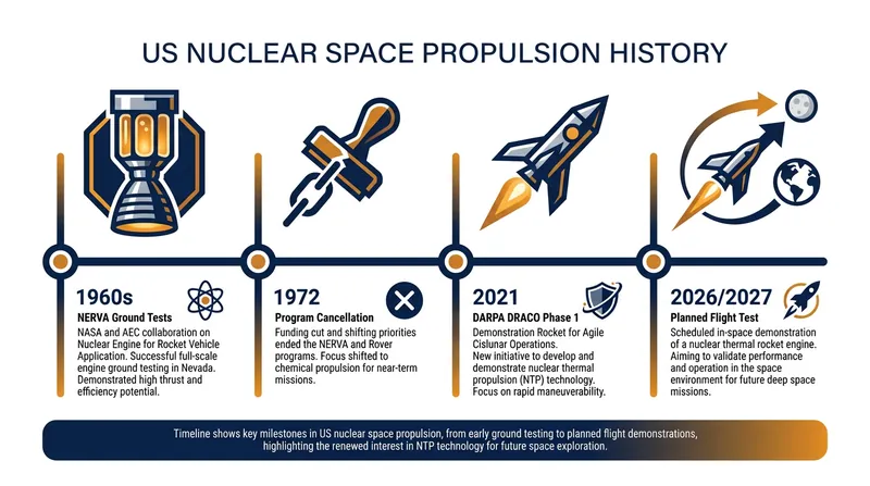 The DRACO program revives nuclear propulsion research that was abandoned at the end of the Apollo era.