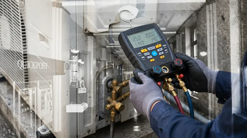 Checking refrigerant levels requires specialized tools and EPA certification.