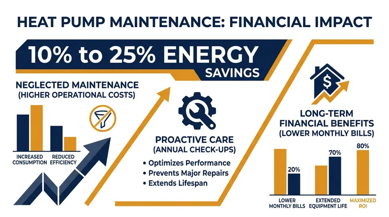 The Department of Energy estimates that proper maintenance yields significant efficiency gains.