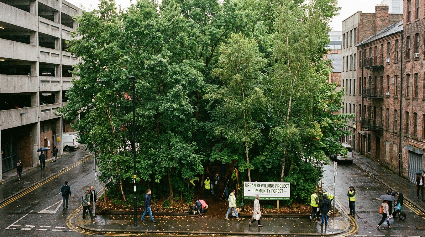 A mature pocket forest requires as little as 1,000 square feet of space to thrive.