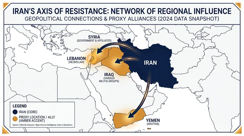 Khamenei was the architect of Iran's network of regional proxy militias across the Middle East.