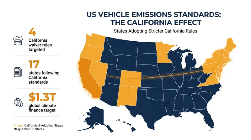 California's emissions standards have historically been adopted by 17 other states, creating a de facto national market.