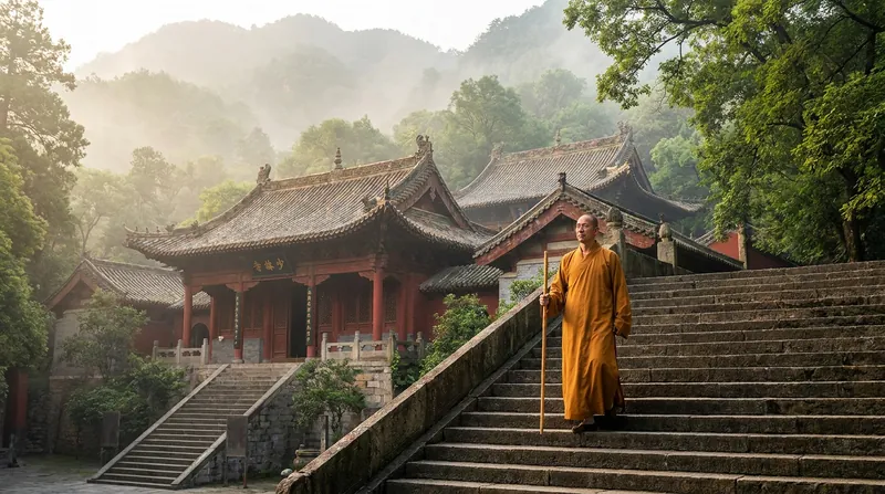 The Shaolin Temple in China's Henan province, where Wembanyama spent 10 days in a closed-door martial arts retreat.