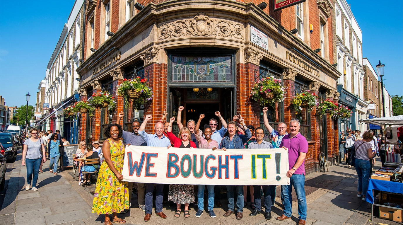 Local cooperatives are increasingly utilizing 'Asset of Community Value' laws to purchase the freeholds of threatened neighborhood hubs.