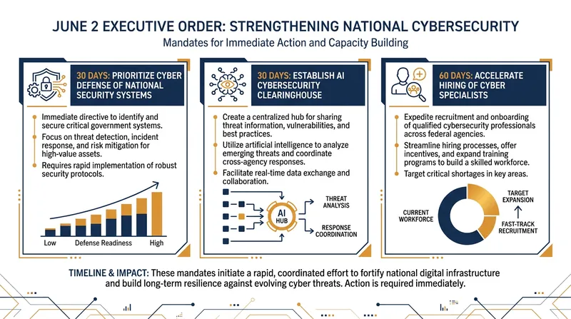 The June 2 Executive Order establishes aggressive timelines for national security agencies.