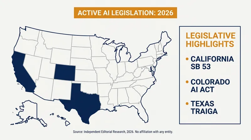 A fragmented patchwork of state-level AI laws is already entering enforcement.