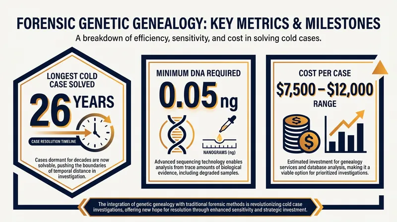 The scientific thresholds and financial costs defining modern genetic genealogy.
