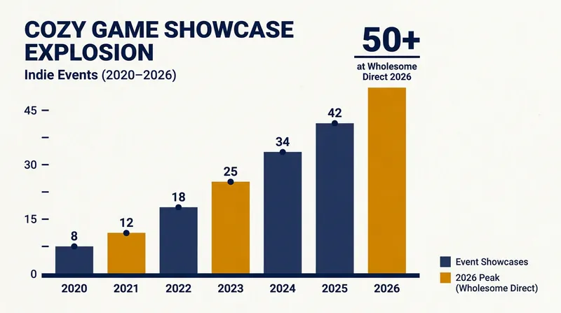 The number of high-profile cozy games in development has surged as the genre proves its economic viability.