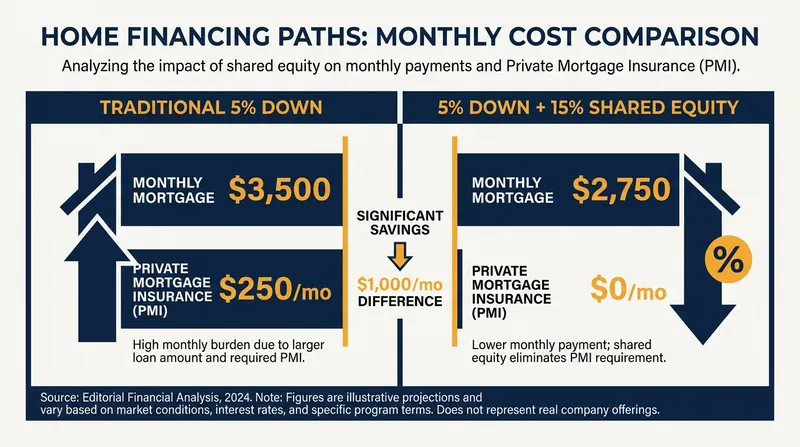 By crossing the 20% equity threshold, buyers eliminate costly Private Mortgage Insurance (PMI).