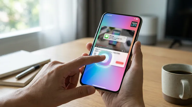 Expanded floating app bubbles allow users to multitask seamlessly across nearly any application.