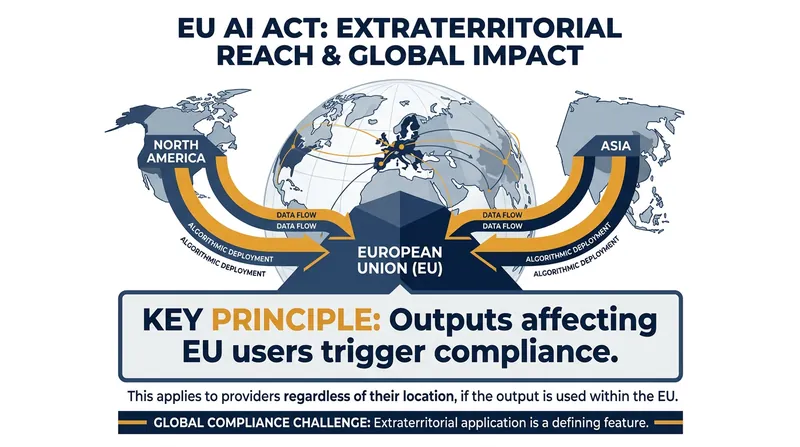 The AI Act applies to any organization whose AI systems affect users within the European Union, regardless of headquarters location.
