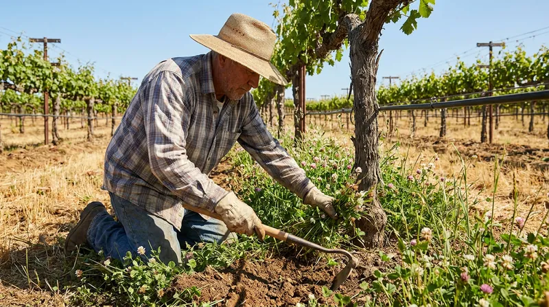 Transitioning away from herbicides and mechanical tillage requires significant manual labor and investment.