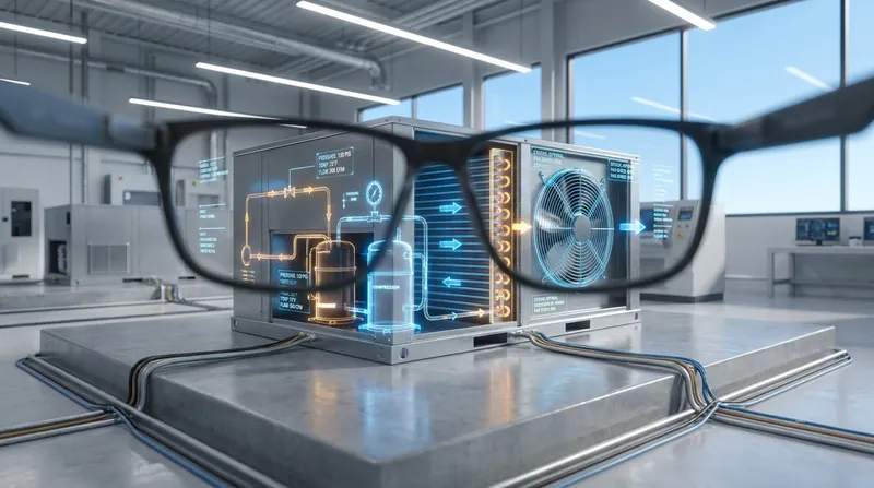 Augmented reality overlays digital schematics onto physical equipment, guiding technicians through complex repairs.