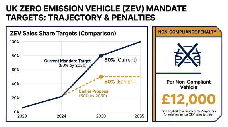 The proposed changes would allow hybrid vehicles to make up half of all new car sales by 2030.